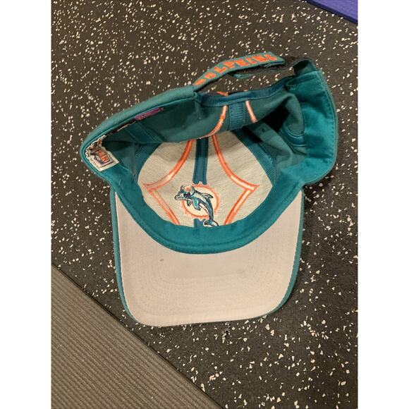 Vtg Miami Dolphins Strapback‎ Starter 90s NFL Pro Line The Right Hat Strapback - Picture 2 of 9
